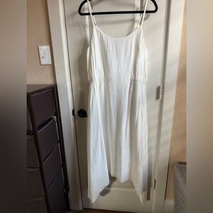 Gibson Latimer Hi-Lo Modi Dress Cinched Waist